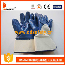 Cotton or Jersey Liner Gloves with Heavy Duty Nitrile Coated Dcn309